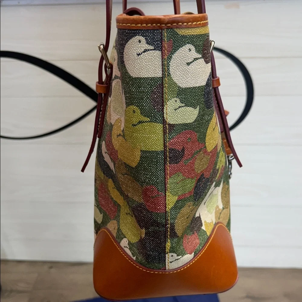 Dooney & Bourke Camouflage Duck Dover Tote - Picture 8 of 11